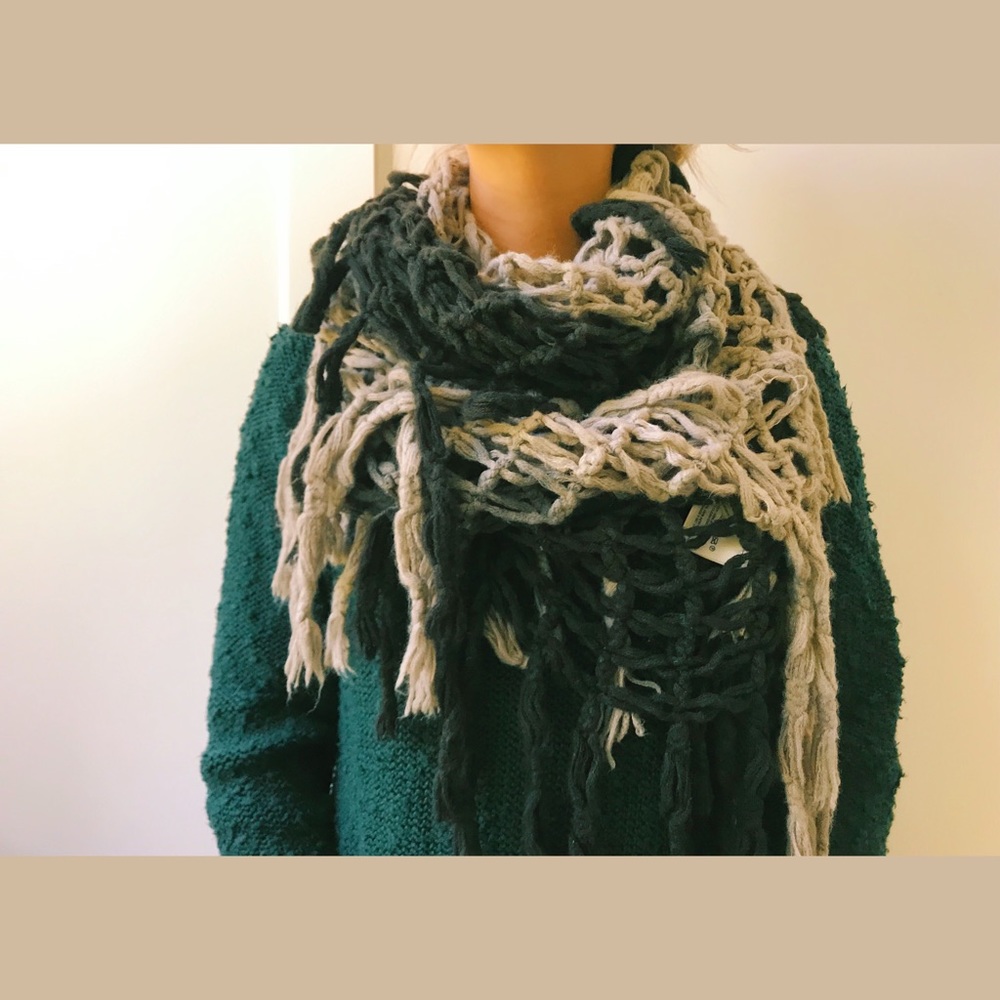unique, knit infinity scarf
